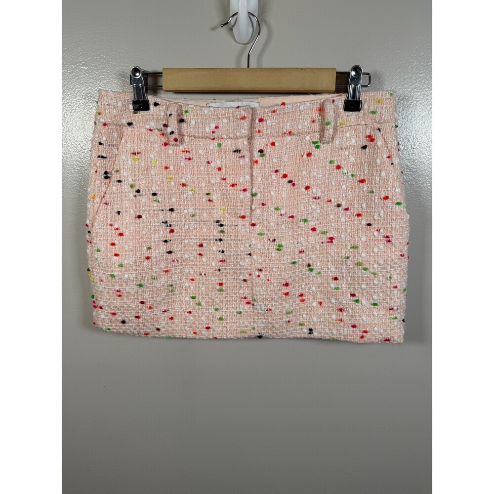 Amanda Uprichard Tweed Sawyer Blazer Skirt Set Size Small/Medium Pink Confetti - Picture 11 of 15